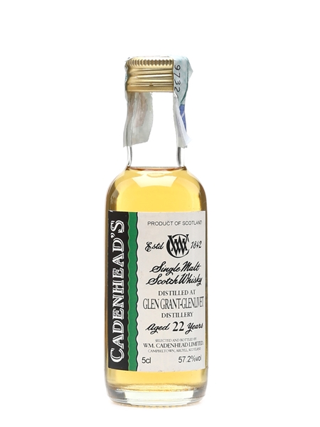 Glen Grant Glenlivet 22 Year Old Cadenhead's 5cl / 57.2%