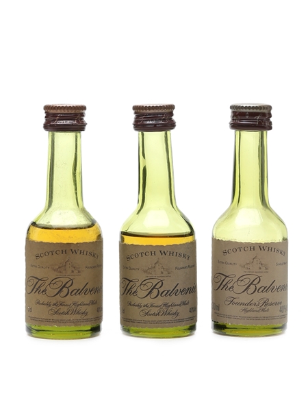 Balvenie Founder's Reserve Bottled 1980s 3 x3cl / 40%