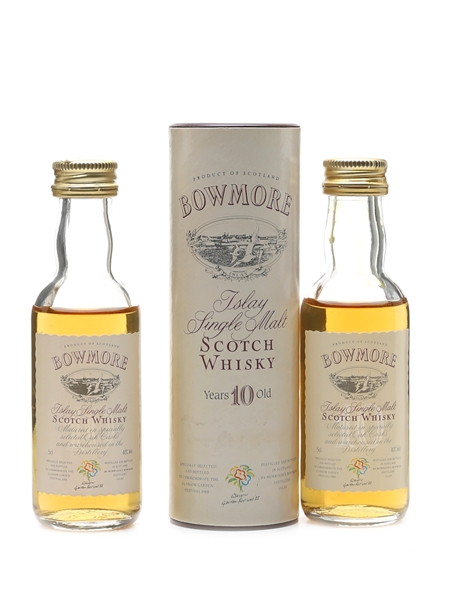 Bowmore 10 Year Old Glasgow Garden Festival 1988 2 x 5cl / 40%