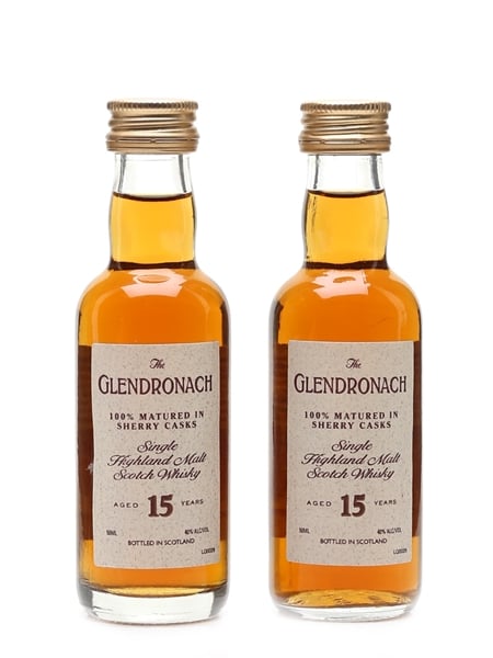 Glendronach 15 Year Old  2 x 5cl / 40%