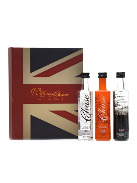 William Chase Distillery Single Estate Spirits Vodka & Gin 3 x 5cl