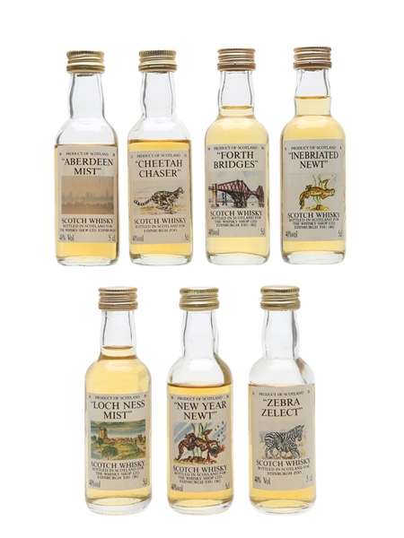 Edinburgh Zoo & The Whisky Shop Blends  7 x 5cl / 40%