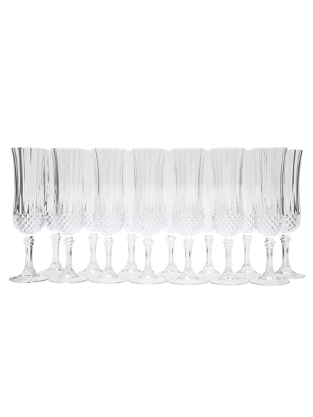 Crystal Flute Glasses Set  