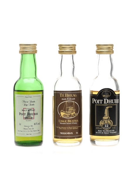 Poit Dhubh & Te Bheag  3 x 5cl