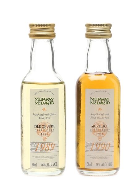 Isle Of Jura 1989 & Mortlach 1990 Murray McDavid 2 x 5cl / 46%