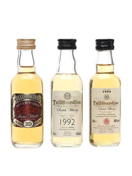 Tullibardine 1992, 1993 & 10 Year Old  3 x 5cl