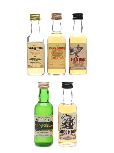 Pig's Nose & Sheep Dip  5 x 5cl / 40%