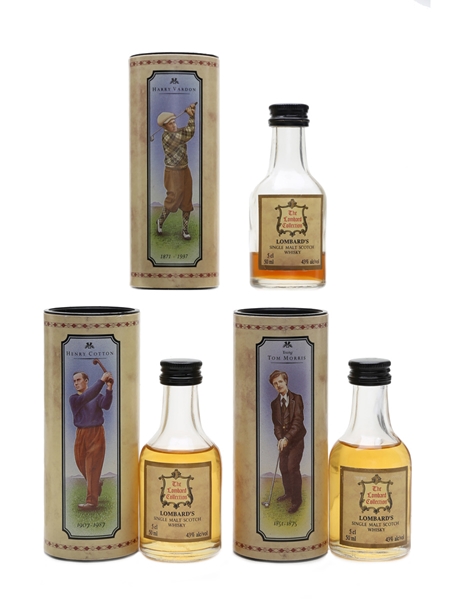 Lombard’s Single Malt Whisky The Golfing Greats 3 x 5cl / 43%