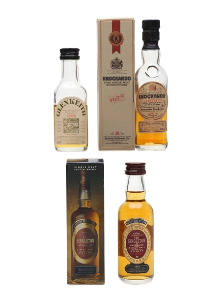 Glen Keith, Knockando & Singleton Of Auchroisk 1973, 1975 & 1983 3 x 5cl