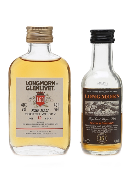 Longmorn 12 & 15 Year Old  2 x 5cl