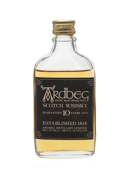 Ardbeg 10 Year Old Bottled 1970s 5cl