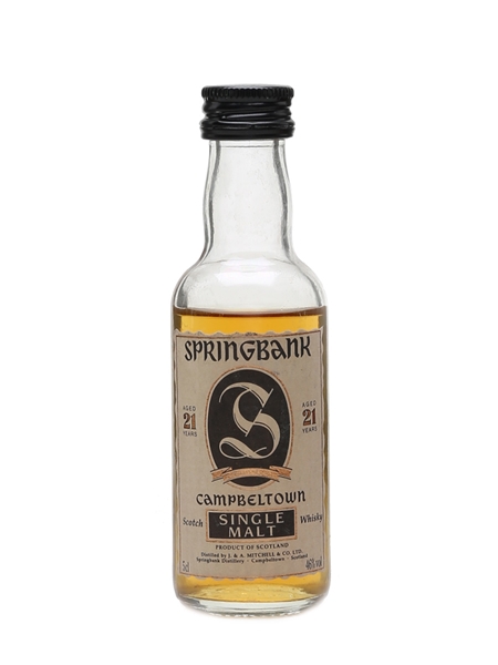 Springbank 21 Year Old Bottled 1990s 5cl / 46%