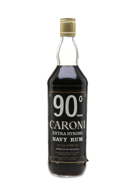 Caroni 90 Proof Navy Rum Bottled 1970s 75cl / 51%