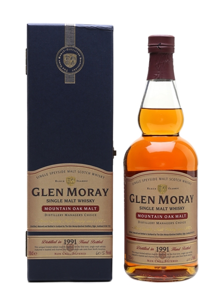 Glen Moray 1991 Mountain Oak Malt 70cl / 60.5%