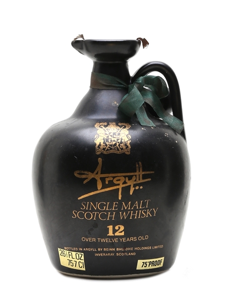 Argyll 12 Year Old Bottled 1970s - Ceramic Decanter 75.7cl / 43%