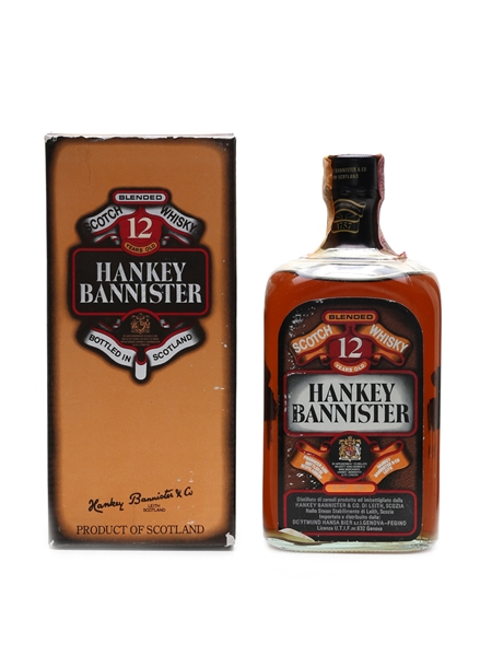 Hankey Bannister 12 Year Old Bottled 1980s - Dortmund Hansa Bier 75cl / 43%