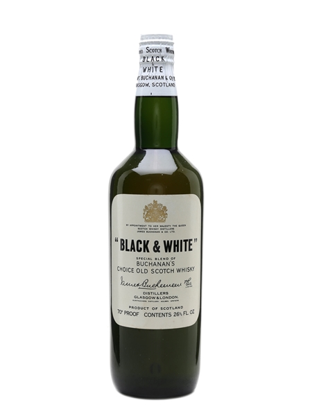 Black & White Spring Cap Bottled 1960s 75.7cl / 40%