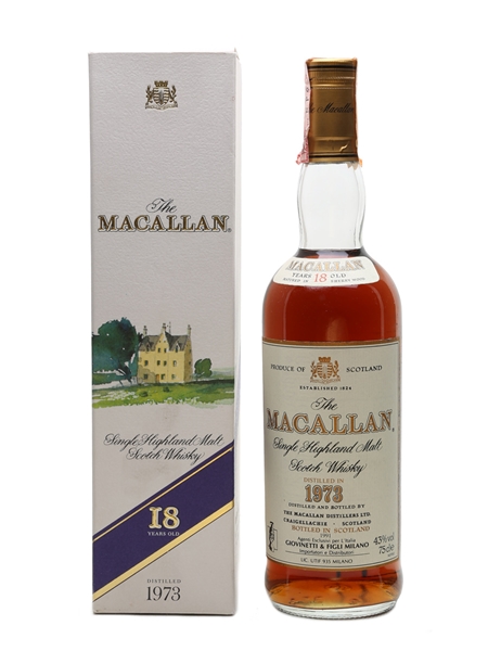 Macallan 1973 18 Year Old - Giovinetti 75cl / 43%