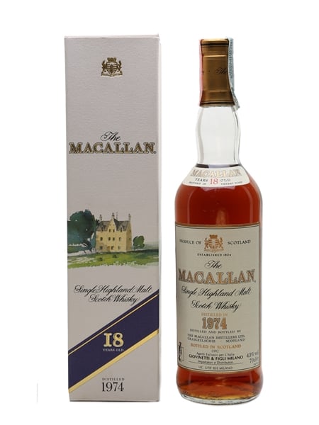 Macallan 1974 18 Year Old - Giovinetti 70cl / 43%