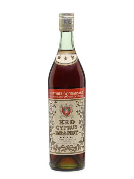 Keo 3 Year Old Brandy Bottled 1976 68cl / 34.28%