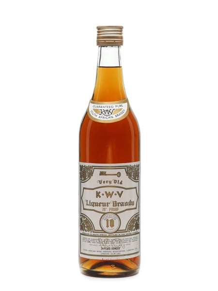 KWV 10 Year Old Brandy Bottled 1970s 70cl / 40%