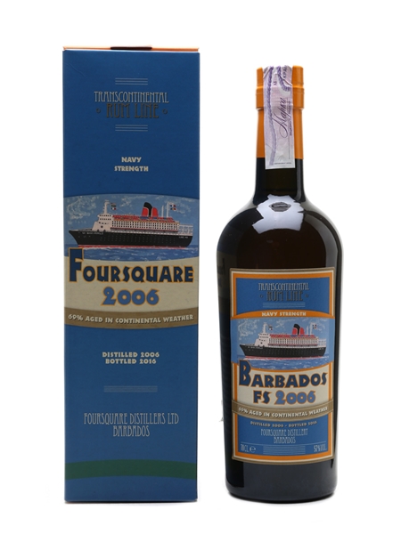 Foursquare 2006 Navy Strength Rum Transcontinental Rum Line 70cl / 57%