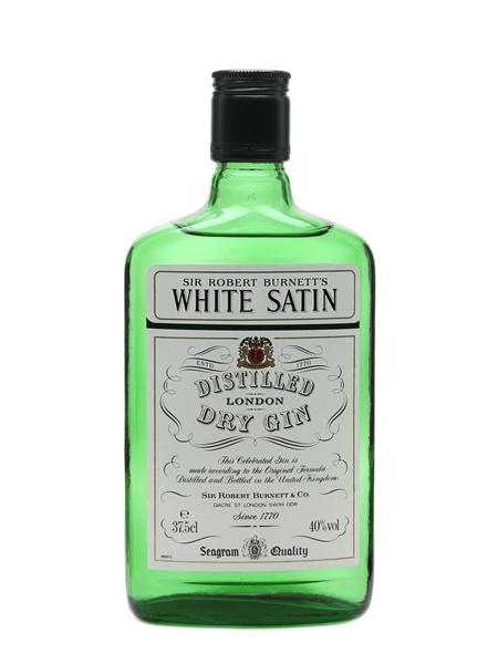 Sir Robert Burnett's White Satin Gin Bottled 1980s - Seagram 37.5cl / 40%