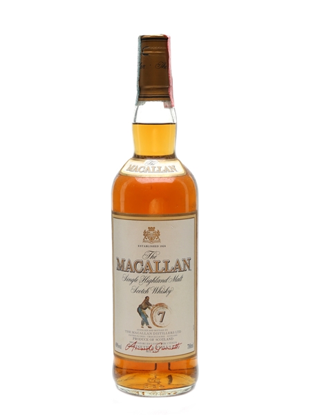 Macallan 7 Year Old Bottled 1990s - Giovinetti 70cl / 40%