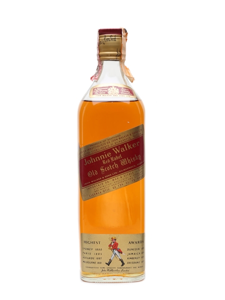 Johnnie Walker Red Label Bottled 1970s - Wax & Vitale 75cl / 40%