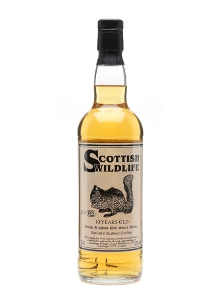 Strathmill 10 Year Old Scottish Wildlife Bottled 1990s - Signatory Vintage 70cl / 43%