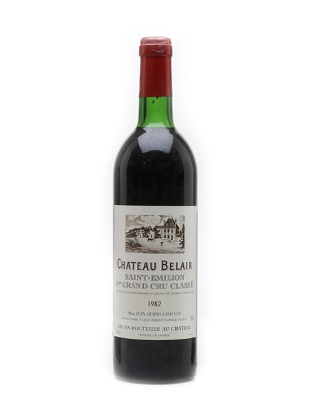 Chateau Belair 1982 Grand Cru Classe - Saint Emilion 75cl