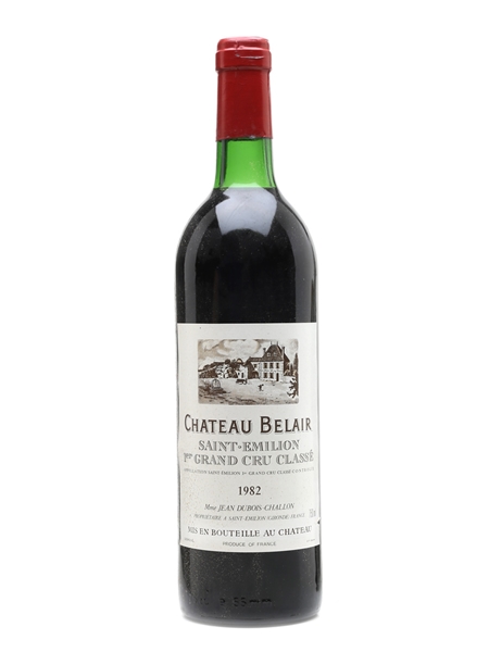 Chateau Belair 1982 Grand Cru Classe - Saint Emilion 75cl