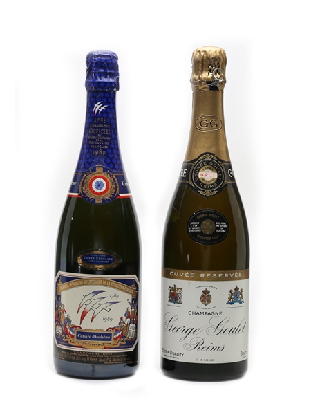 Canard Duchene & George Goulet Champagne 2 x 75cl