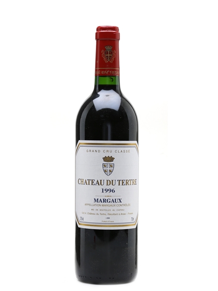 Chateau Du Tertre 1996 Margaux Grand Cru Classe 75cl / 12.5%