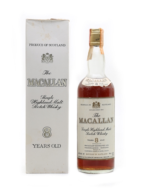 Macallan 8 Year Old Bottled 1970s-1980s - Rinaldi 75cl / 43%