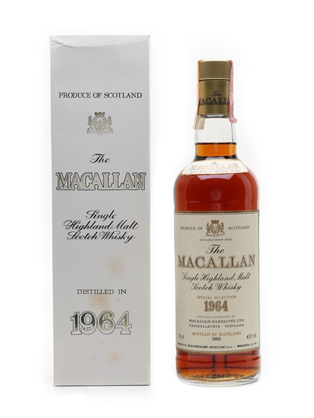 Macallan 1964 Bottled 1982 - Rinaldi 75cl / 43%