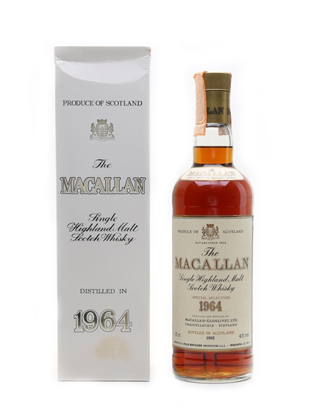 Macallan 1964 Bottled 1982 - Rinaldi 75cl / 43%