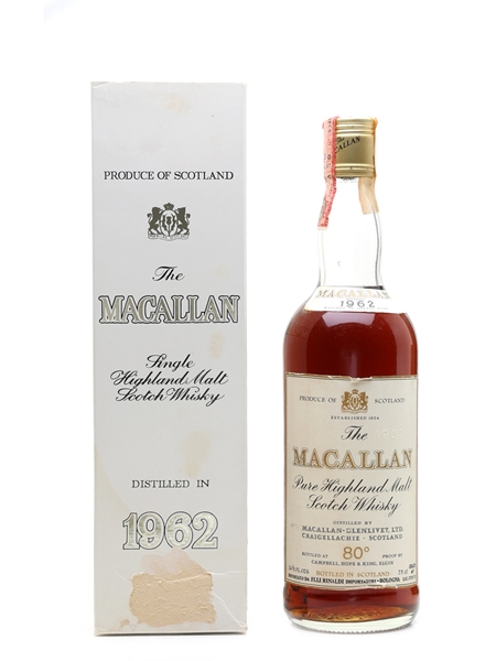 Macallan 1962 Campbell, Hope & King Bottled 1970s - Rinaldi 75cl / 46%