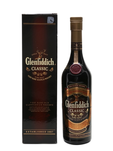 Glenfiddich Classic Pure Malt  70cl / 43%