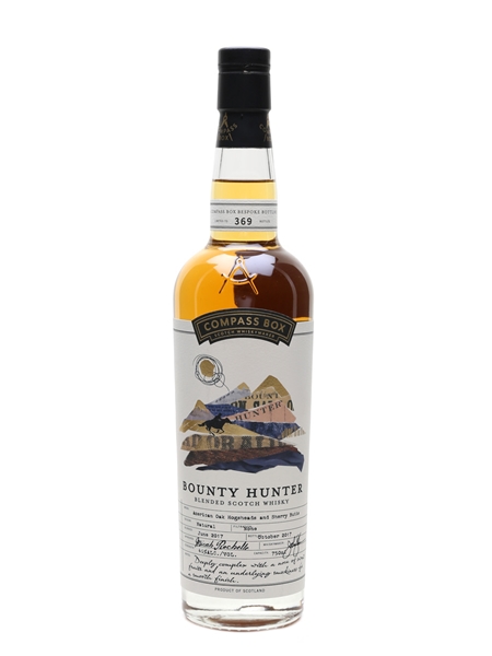 Compass Box Bounty Hunter Bottled 2017 - USA 75cl / 46%