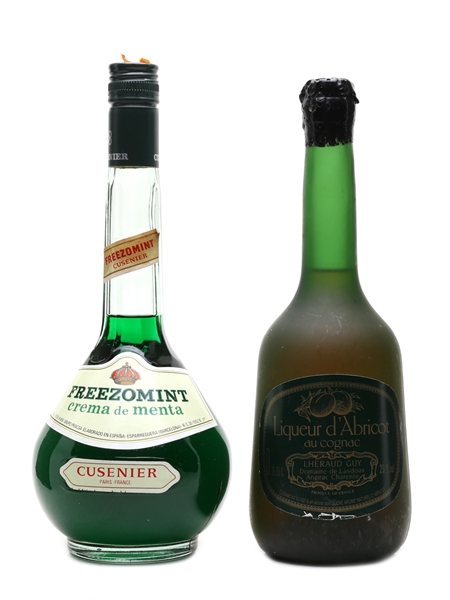 Cusenier Freezomint & Lheraud Liqueur D'Abricot  2 x 70cl