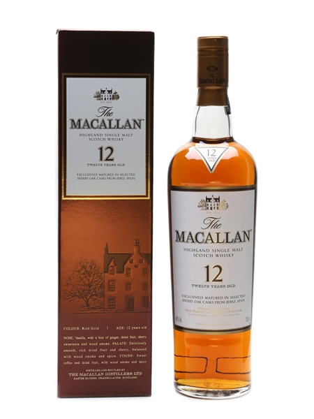 Macallan 12 Year Old Sherry Oak 70cl / 40%