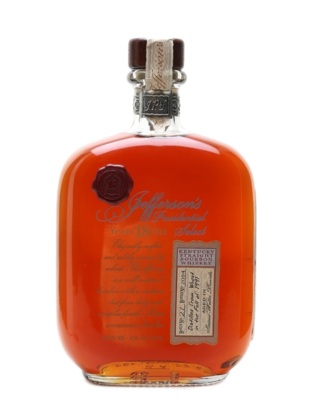 Jefferson's Presidential Select 1991 18 Year Old 75cl / 47%