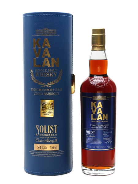 Kavalan Solist Vinho Barrique Distilled 2012, Bottled 2018 70cl / 54%