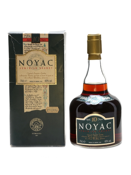 Noyac 10 Year Old Armenian Brandy Bottled 1990s 70cl / 40%