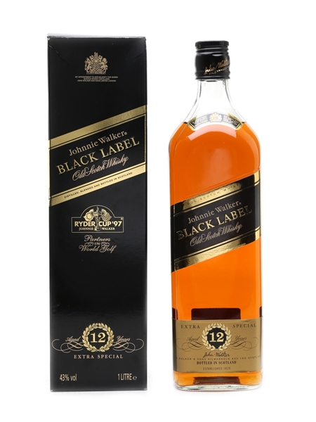 Johnnie Walker Black Label 12 Year Old Ryder Cup 1997 100cl / 43%