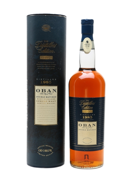 Oban 1985 Distillers Edition Bottled 2001 - Montilla Cask Finish 100cl / 43%