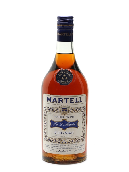 Martell 3 Star VS Bottled 1970s 68cl / 40%