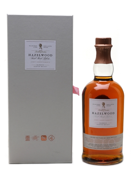 Hazelwood Janet Sheed Roberts 110th Birthday Edition 70cl / 55%