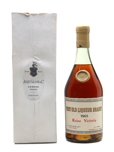 Jules Gilson 1865 Very Old Liqueur Brandy Bottled 1960s 70cl / 40%